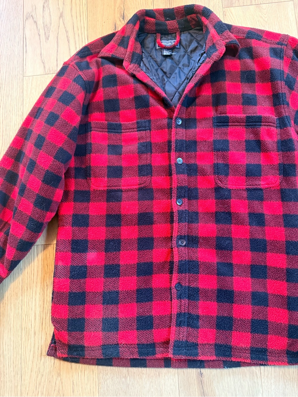 Susquehanna Trail Outfitters Quilted Jacket - RED PLAID MED